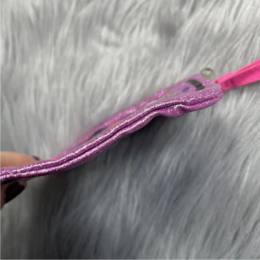 Girls Lol Surprise Pink Glitter Wristlet Purse
